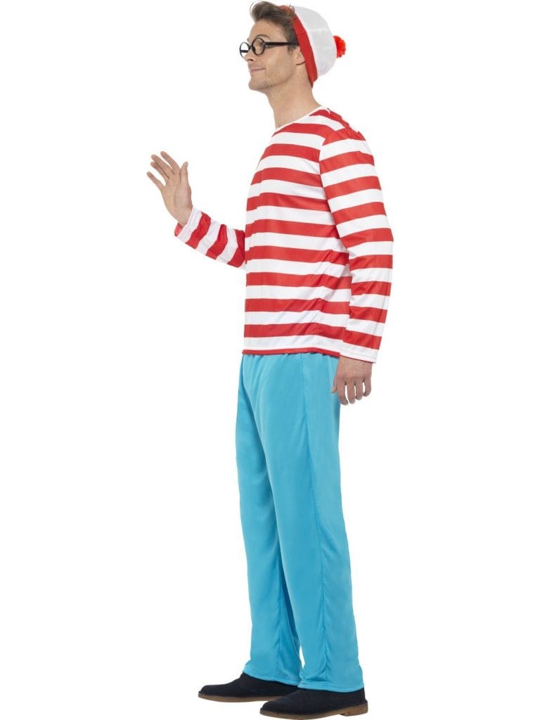 Where’s Wally? Mens Costume Abracadabra Fancy Dress