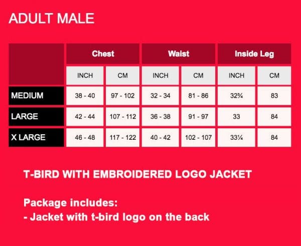 T Bird with Embroidered Logo Jacket Tbird