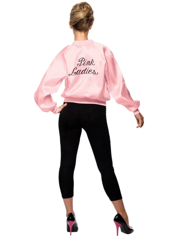 Grease Pink Lady Ladies Jacket - image  on https://www.abracadabrafancydress.com.au