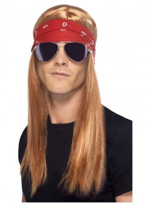 Axl Rose wig 90's Rocker kit