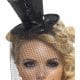 Black Fever Mini Tophat On Headband