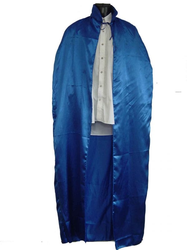 Blue Super Hero Cape Satin 1.50m