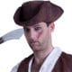 Caribbean Pirate Hat - Brown