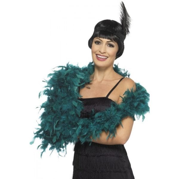 Deluxe Feather Boa, Teal