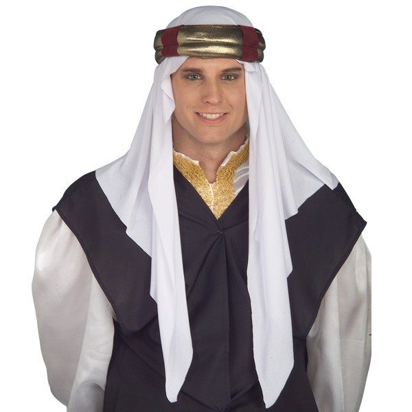 Desert Prince Arabian Headpiece Sheik Sheikh - Abracadabra Fancy Dress
