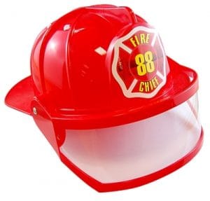 Fireman Chief Helmet with Visor
