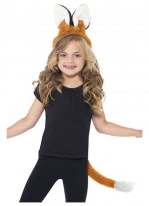Fox Kit, with Ears Headband and Tail