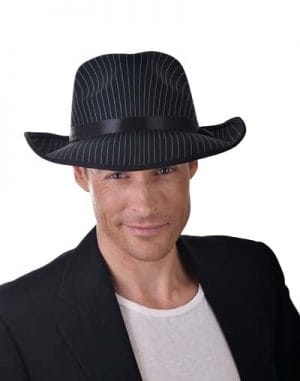 Gangster Deluxe Pinstripe Black