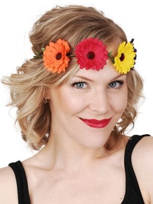 Gerbera Headband Multi-coloured