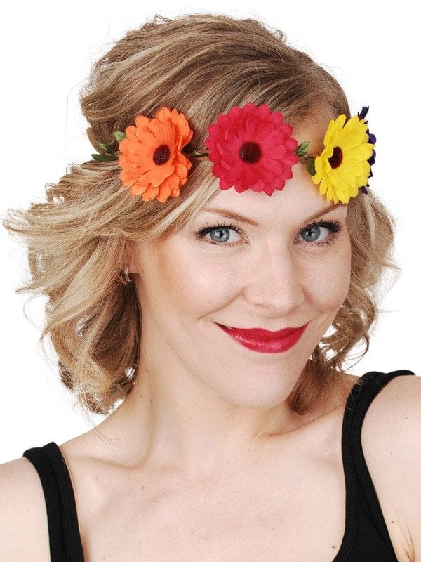 Gerbera Headband Multi-coloured