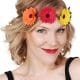 Gerbera Headband Multi-coloured