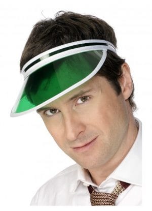 Green Poker Visor
