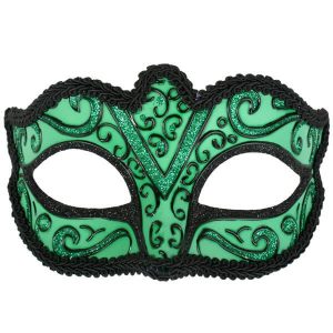Green and Black Face Eye Mask