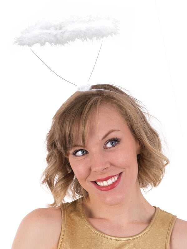 Feather Halo - White - image Halo-White-600x800 on https://www.abracadabrafancydress.com.au