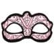 Light Pink and Black Face Eye Mask