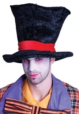 Mad Hat Top Hat - Black Velvet