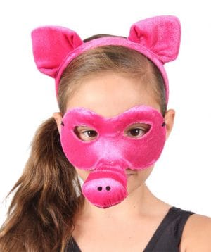 Pig Animal Headband & Mask Set