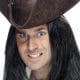 Pirate Leather Look Tricorn Hat