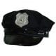 Police Cap USA Black