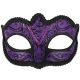 Purple and Black Face Eye Mask