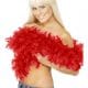 Red Feather Boa