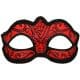 Red and Black Face Eye Mask