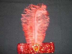 Flapper 1920’s Headband Sequined – Red