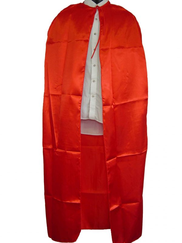 Super Hero Red Cape 1.4cm for Adult