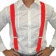 Suspenders Red