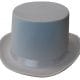 Top Hat White Satin