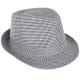 Trilby Black and White Check