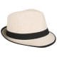 Trilby Cream with Black Band