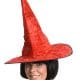 Witch Hat Velvet Red