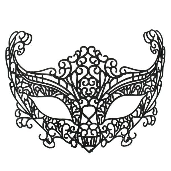 Ava Lace Black Eye Mask