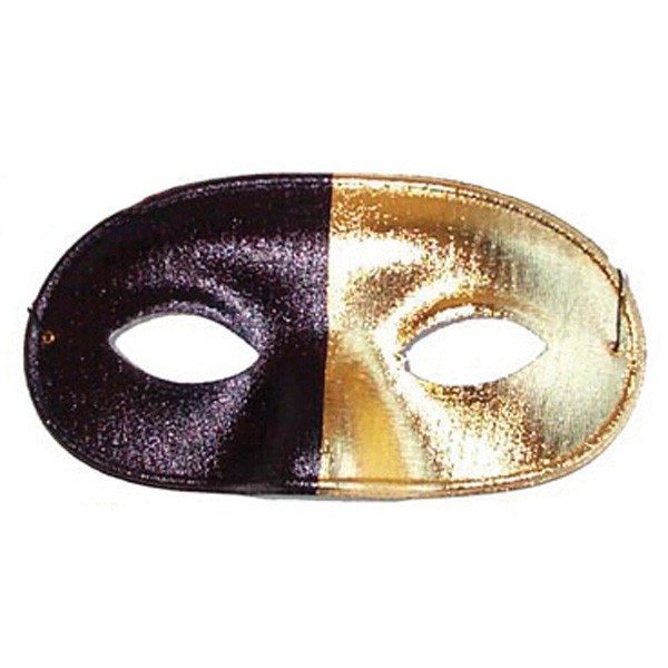 Bi Colour Eye Mask Black and Gold