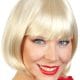 Bob Paige Wig with Fringe Blonde
