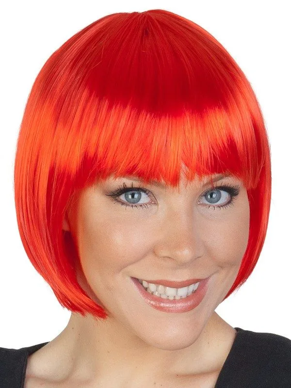 Bob Paige Wig with Fringe Red