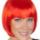 Bob Paige Wig with Fringe Red