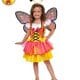 Butterfly Glittery Orange Child Costume
