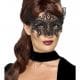 Embroidered Lace Filigree Swirl Eyemask