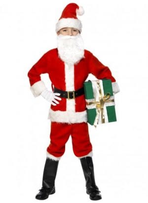 Kids Deluxe Santa Costume