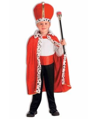 King Robe and Crown Set Red