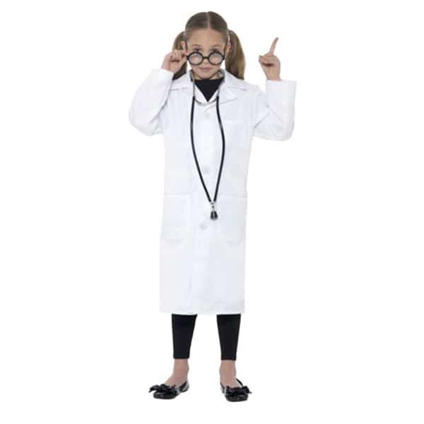 Lab Coat Scientist Costume Girl