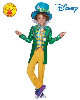 Mad Hatter Boys Deluxe Child Costume Size 9-10
