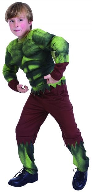 Muscle Hulk Monster Boy Child Costume