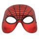 Spider Red with Black Web Eye Mask