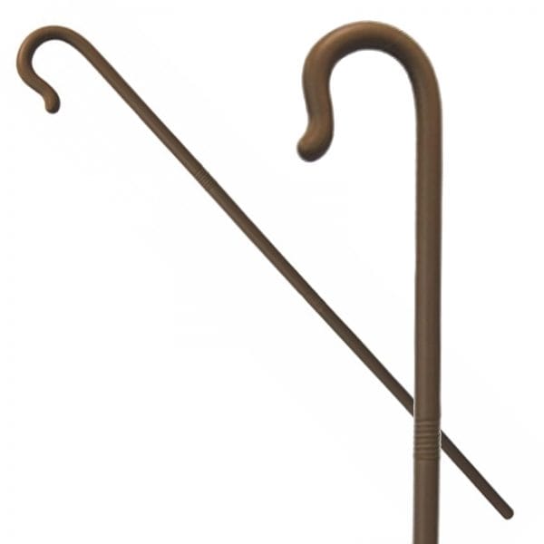 Shepherd's Crook Staff 128 cm Brown