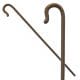 Shepherd's Crook Staff 128 cm Brown