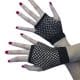 Short Fishnet Black Gloves