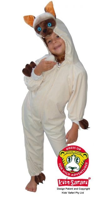 Siamese Cat Costume Kids Safari
